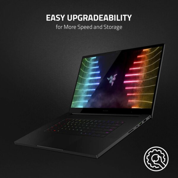 Razer Blade Pro 17 - 17.3 Inch Pro Gaming Laptop with 360 Hz FHD Display (Intel Core i7, NVIDIA RTX 3070, 16 GB RAM, 512 GB SSD, Chroma RGB) UK Layout | Black - Image 10