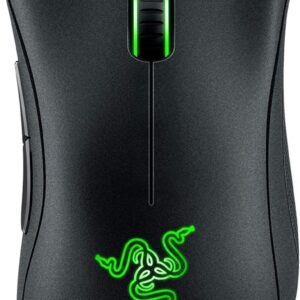 Razer DeathAdder Essential (2021) - Wired Gaming Mouse (Optical Sensor, 6400 DPI, 5 Programmable Buttons, Ergonomic Form Factor) Black