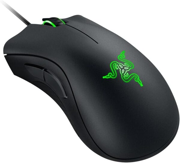 Razer DeathAdder Essential (2021) - Wired Gaming Mouse (Optical Sensor, 6400 DPI, 5 Programmable Buttons, Ergonomic Form Factor) Black - Image 4