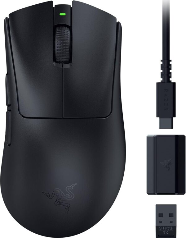 Razer DeathAdder Essential (2021) - Wired Gaming Mouse (Optical Sensor, 6400 DPI, 5 Programmable Buttons, Ergonomic Form Factor) Black - Image 46
