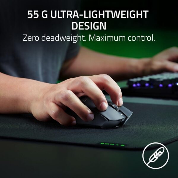 Razer DeathAdder Essential (2021) - Wired Gaming Mouse (Optical Sensor, 6400 DPI, 5 Programmable Buttons, Ergonomic Form Factor) Black - Image 47