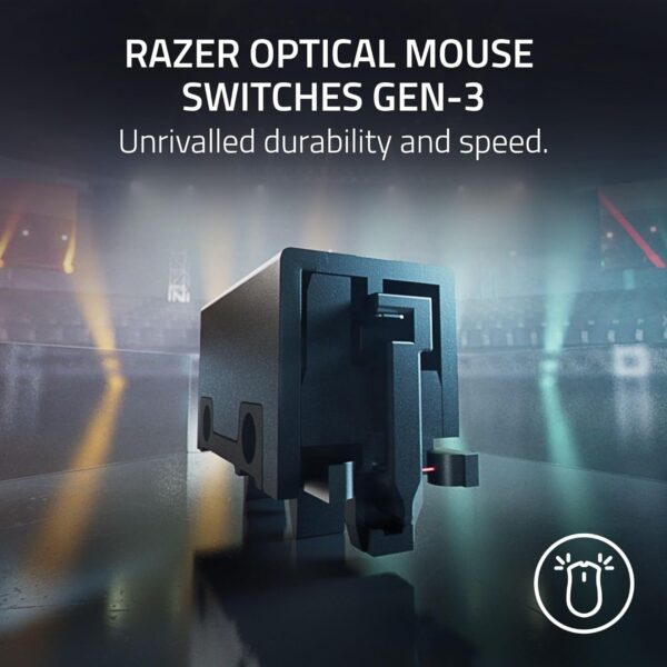 Razer DeathAdder Essential (2021) - Wired Gaming Mouse (Optical Sensor, 6400 DPI, 5 Programmable Buttons, Ergonomic Form Factor) Black - Image 51