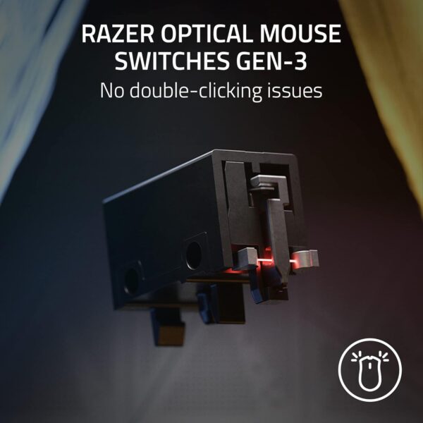Razer DeathAdder Essential (2021) - Wired Gaming Mouse (Optical Sensor, 6400 DPI, 5 Programmable Buttons, Ergonomic Form Factor) Black - Image 82