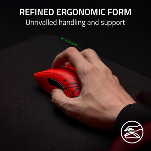 Razer DeathAdder Essential (2021) - Wired Gaming Mouse (Optical Sensor, 6400 DPI, 5 Programmable Buttons, Ergonomic Form Factor) Black - Image 99