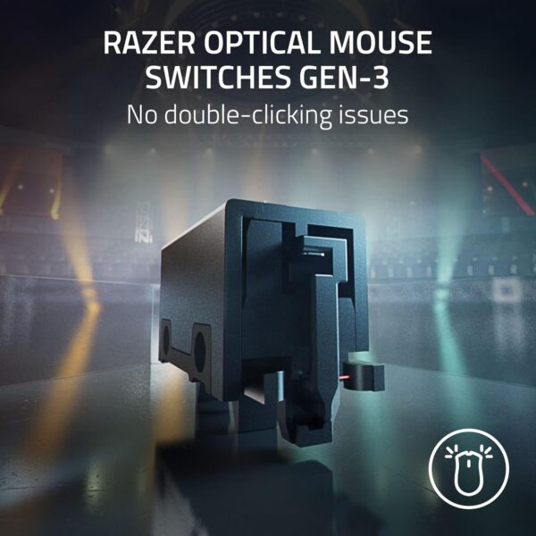 Razer DeathAdder Essential (2021) - Wired Gaming Mouse (Optical Sensor, 6400 DPI, 5 Programmable Buttons, Ergonomic Form Factor) Black - Image 101