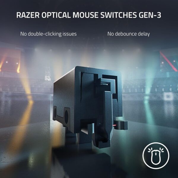 Razer DeathAdder Essential (2021) - Wired Gaming Mouse (Optical Sensor, 6400 DPI, 5 Programmable Buttons, Ergonomic Form Factor) Black - Image 108