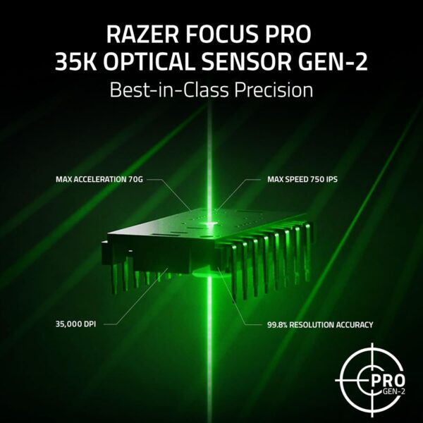 Razer Basilisk V3 - Wired Customisable Gaming Mouse (10+1 Programmable Buttons, HyperScroll Tilt Wheel, 11 Chroma RGB Lighting Zones, Optical Mouse Switches, Focus+ 26K DPI Optical Sensor) Black - Image 12