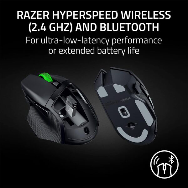 Razer Basilisk V3 - Wired Customisable Gaming Mouse (10+1 Programmable Buttons, HyperScroll Tilt Wheel, 11 Chroma RGB Lighting Zones, Optical Mouse Switches, Focus+ 26K DPI Optical Sensor) Black - Image 56