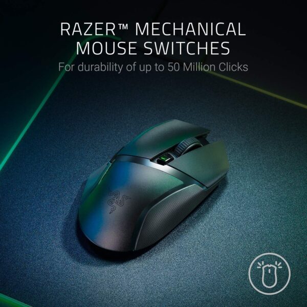 Razer Basilisk V3 - Wired Customisable Gaming Mouse (10+1 Programmable Buttons, HyperScroll Tilt Wheel, 11 Chroma RGB Lighting Zones, Optical Mouse Switches, Focus+ 26K DPI Optical Sensor) Black - Image 64