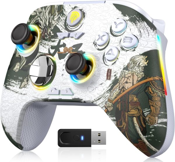 EasySMX X15 Wireless PC Controller with Hall Triggers, Hall Joysticks, Enhanced Bluetooth Game Controller,No Drift No Deadzone effect, Compatible with Windows PC, Android, Steam and Switch - Image 9