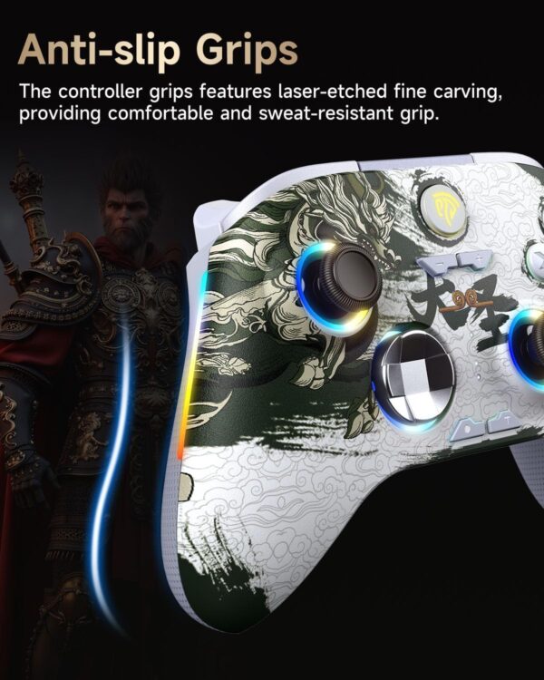 EasySMX X15 Wireless PC Controller with Hall Triggers, Hall Joysticks, Enhanced Bluetooth Game Controller,No Drift No Deadzone effect, Compatible with Windows PC, Android, Steam and Switch - Image 16
