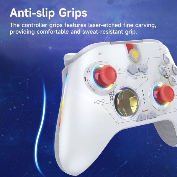 EasySMX X15 Wireless PC Controller with Hall Triggers, Hall Joysticks, Enhanced Bluetooth Game Controller,No Drift No Deadzone effect, Compatible with Windows PC, Android, Steam and Switch - Image 39