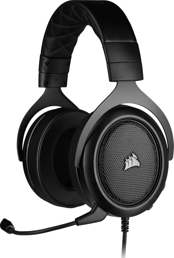 CORSAIR HS55 SURROUND Lightweight Multiplatform Wired Gaming Headset – Dolby 7.1 Surround Sound – iCUE Compatible – PC, Mac, PS5, PS4, Xbox, Nintendo Switch, Mobile – White - Image 16