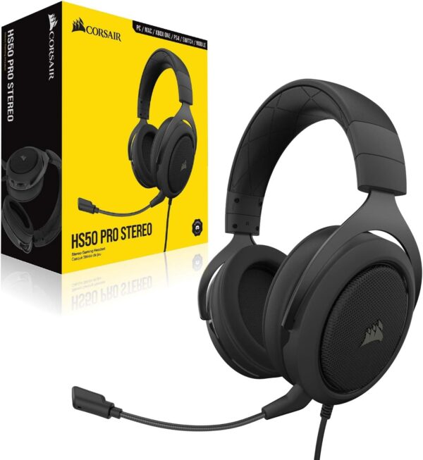 CORSAIR HS55 SURROUND Lightweight Multiplatform Wired Gaming Headset – Dolby 7.1 Surround Sound – iCUE Compatible – PC, Mac, PS5, PS4, Xbox, Nintendo Switch, Mobile – White - Image 22