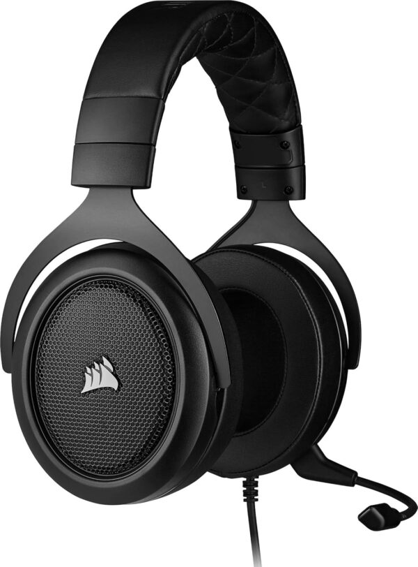 CORSAIR HS55 SURROUND Lightweight Multiplatform Wired Gaming Headset – Dolby 7.1 Surround Sound – iCUE Compatible – PC, Mac, PS5, PS4, Xbox, Nintendo Switch, Mobile – White - Image 29