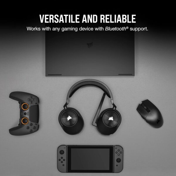 CORSAIR HS55 SURROUND Lightweight Multiplatform Wired Gaming Headset – Dolby 7.1 Surround Sound – iCUE Compatible – PC, Mac, PS5, PS4, Xbox, Nintendo Switch, Mobile – White - Image 38