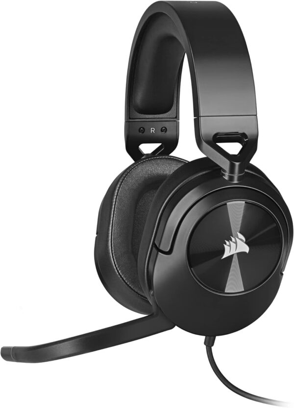 CORSAIR HS55 SURROUND Lightweight Multiplatform Wired Gaming Headset – Dolby 7.1 Surround Sound – iCUE Compatible – PC, Mac, PS5, PS4, Xbox, Nintendo Switch, Mobile – White - Image 40