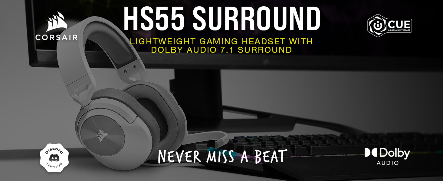 gaming headset, wired headset, gaming headphone, dolby audio headset