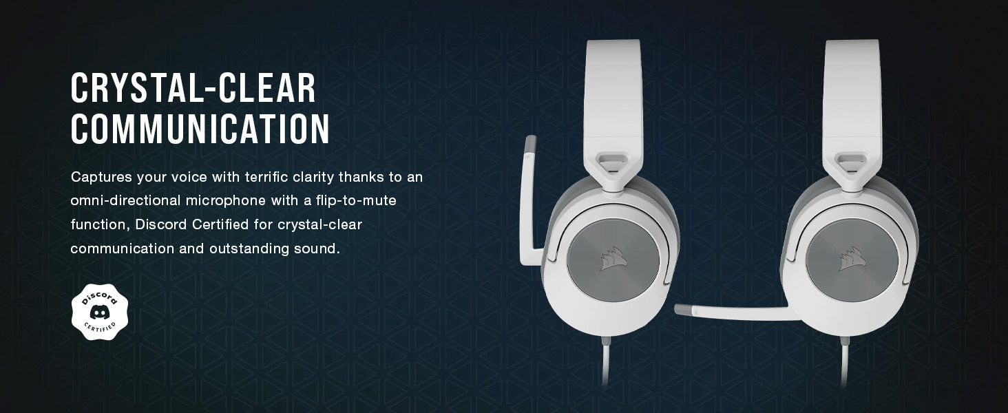 omni-directional microphone, flip-to-mute, gaming headset with mic