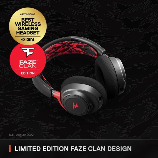 SteelSeries Arctis Nova 7 Wireless Multi-Platform Gaming Headset - Neodymium Magnetic Drivers - Dual Wireless 2.4GHz & Bluetooth - 38Hr USB-C Battery - ClearCast Gen2 AI Mic - PC, PS5, Switch, Mobile - Image 33