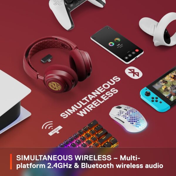 SteelSeries Arctis Nova 7 Wireless Multi-Platform Gaming Headset - Neodymium Magnetic Drivers - Dual Wireless 2.4GHz & Bluetooth - 38Hr USB-C Battery - ClearCast Gen2 AI Mic - PC, PS5, Switch, Mobile - Image 50