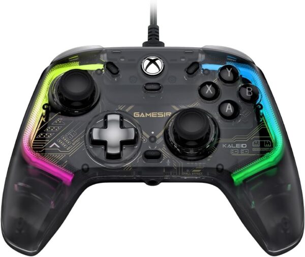 GameSir Kaleid Wired Controller for Xbox Series X|S, Xbox One,Windows 10/11 & Steam, Plug and Play Gaming Gamepad, Transparent Video Game Controller with Hall Effect Joysticks/Hall Trigger