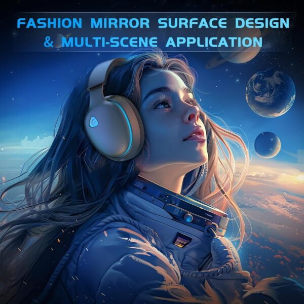 Gvyugke Gaming headset, 2.4GHz Wireless Gaming Headphone for PS4, PS5, PC, Mac, 5.2 Bluetooth Headphone with Detachable Noise Canceling 3D Microphone, 3.5mm Wired Mode for Xbox Series - Image 25