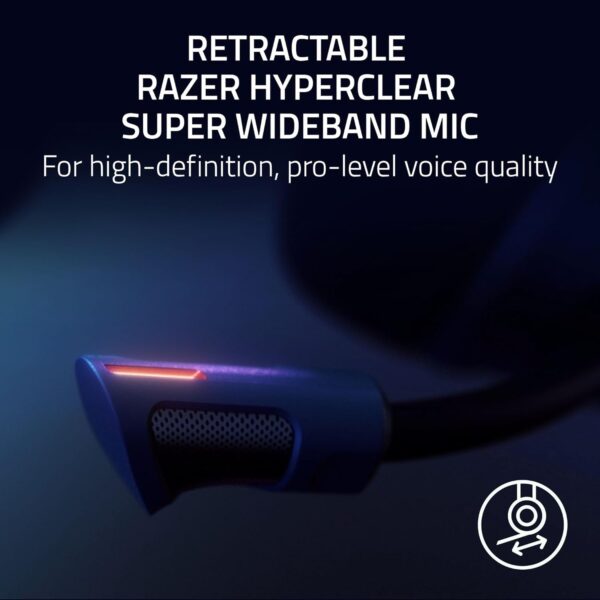 Razer Kraken V3 X USB - Wired USB Gaming Headset (ultra-lightweight at 285g, TriForce 40 mm drivers, HyperClear Cardioid Microphone, 7.1 surround sound, Chroma RGB) Black - Image 13