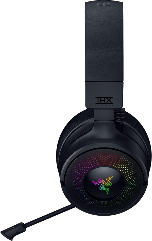 Razer Kraken V3 X USB - Wired USB Gaming Headset (ultra-lightweight at 285g, TriForce 40 mm drivers, HyperClear Cardioid Microphone, 7.1 surround sound, Chroma RGB) Black - Image 30