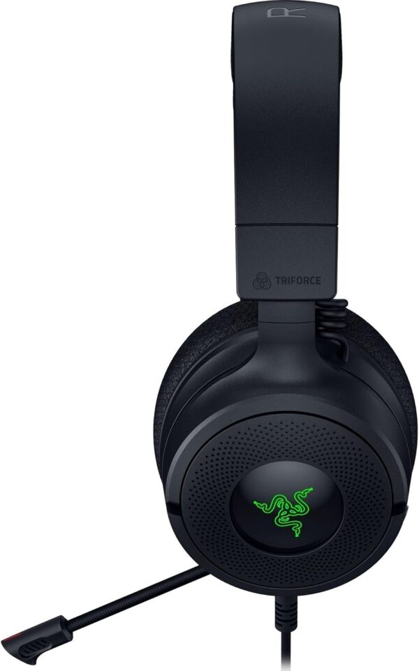 Razer Kraken V3 X USB - Wired USB Gaming Headset (ultra-lightweight at 285g, TriForce 40 mm drivers, HyperClear Cardioid Microphone, 7.1 surround sound, Chroma RGB) Black - Image 40
