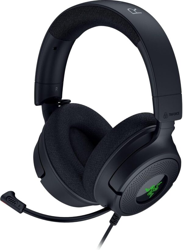 Razer Kraken V3 X USB - Wired USB Gaming Headset (ultra-lightweight at 285g, TriForce 40 mm drivers, HyperClear Cardioid Microphone, 7.1 surround sound, Chroma RGB) Black - Image 41