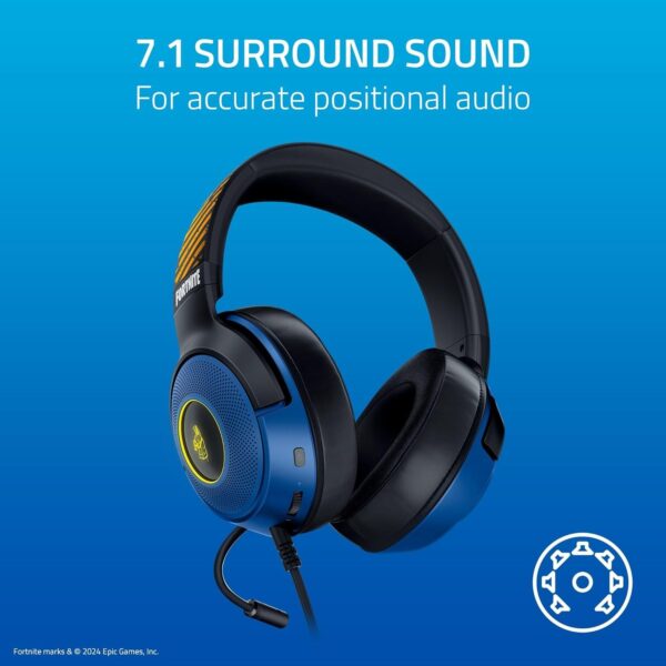 Razer Kraken V3 X USB - Wired USB Gaming Headset (ultra-lightweight at 285g, TriForce 40 mm drivers, HyperClear Cardioid Microphone, 7.1 surround sound, Chroma RGB) Black - Image 101
