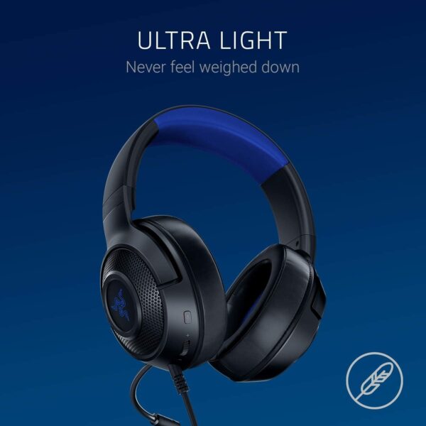 Razer Kraken V3 X USB - Wired USB Gaming Headset (ultra-lightweight at 285g, TriForce 40 mm drivers, HyperClear Cardioid Microphone, 7.1 surround sound, Chroma RGB) Black - Image 111