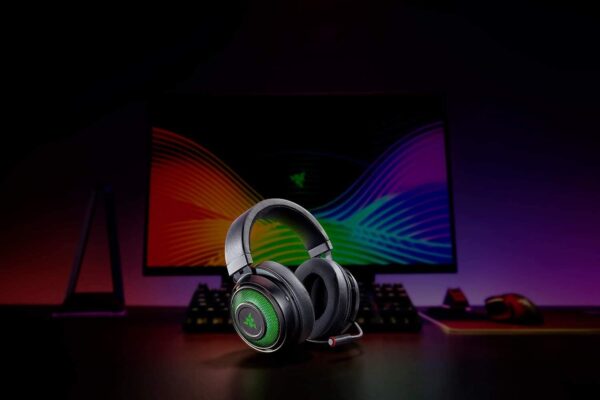 Razer Kraken V3 X USB - Wired USB Gaming Headset (ultra-lightweight at 285g, TriForce 40 mm drivers, HyperClear Cardioid Microphone, 7.1 surround sound, Chroma RGB) Black - Image 125