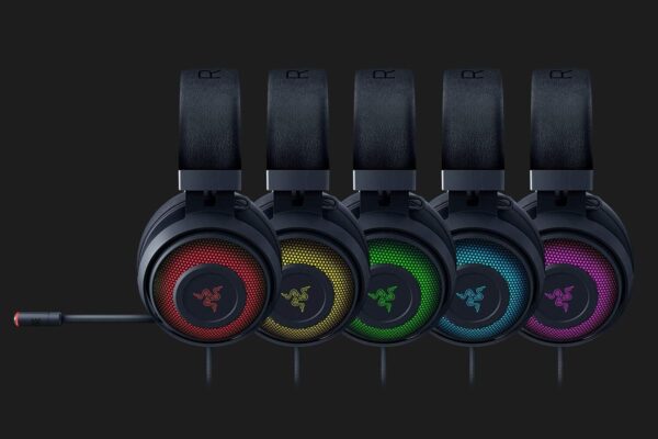 Razer Kraken V3 X USB - Wired USB Gaming Headset (ultra-lightweight at 285g, TriForce 40 mm drivers, HyperClear Cardioid Microphone, 7.1 surround sound, Chroma RGB) Black - Image 131