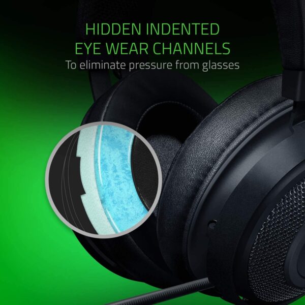 Razer Kraken V3 X USB - Wired USB Gaming Headset (ultra-lightweight at 285g, TriForce 40 mm drivers, HyperClear Cardioid Microphone, 7.1 surround sound, Chroma RGB) Black - Image 147