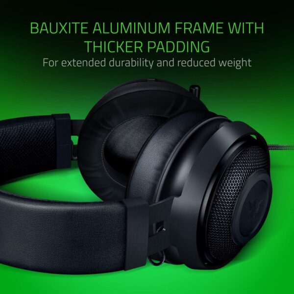 Razer Kraken V3 X USB - Wired USB Gaming Headset (ultra-lightweight at 285g, TriForce 40 mm drivers, HyperClear Cardioid Microphone, 7.1 surround sound, Chroma RGB) Black - Image 148