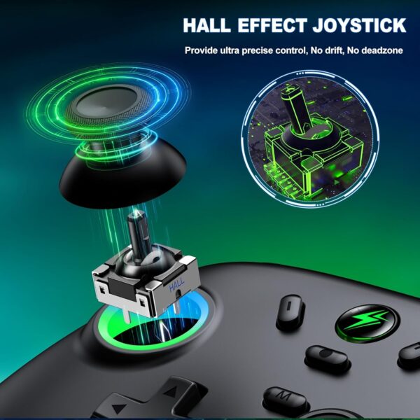 HELLCOOL Switch Controller - Wireless Controller for Switch, Controllers Switch with Cool RGB, Macro/Turbo Function, Precise Motion Control, Compatible with Switch/Lite/OLED Console - Image 9