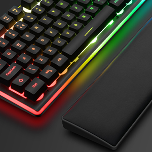 Ergonomic keyboard and mouse