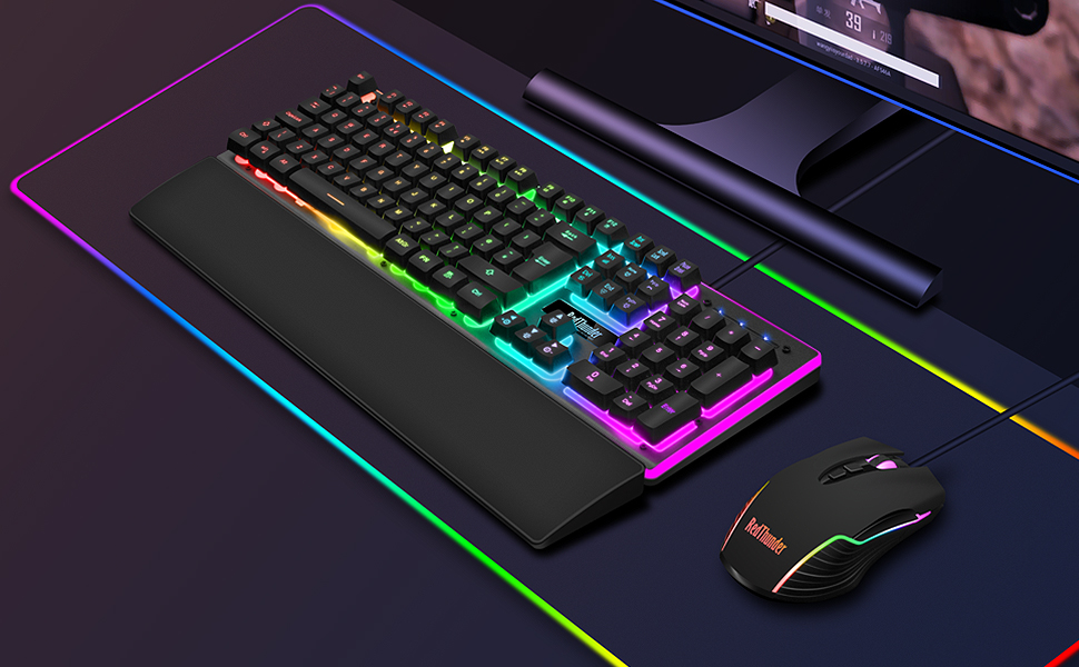 PC Gaming Keyboard and Mouse