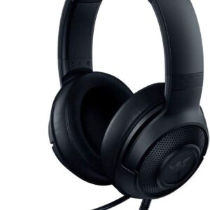 Razer Kraken X Lite - Corded Ultralight Gaming-Headset with Surround Sound, Lightweight Aluminum Frame (Bendable Cardioid Microphone, for PC, PS4, PS5, Switch, Xbox X|S, 3,5mm Jack) Black