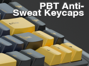 PBT Anti Sweat Keycaps