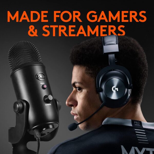 Logitech G PRO X Gaming-Headset, Corded, Over-Ear Headphones with Blue VO!CE Mic, DTS Headphone:X 7.1, 50mm PRO-G Drivers, 7.1 Surround Sound for esports Gaming, PC/PS/Xbox/Nintendo Switch - Black - Image 28