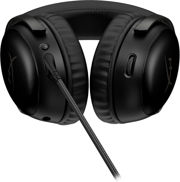 HyperX Cloud III – Wired Gaming Headset, PC, PS5, Xbox Series X|S, Angled 53mm Drivers, DTS, Memory Foam, Durable Frame, Ultra-Clear 10mm Mic, USB-C, USB-A, 3.5mm - Image 12