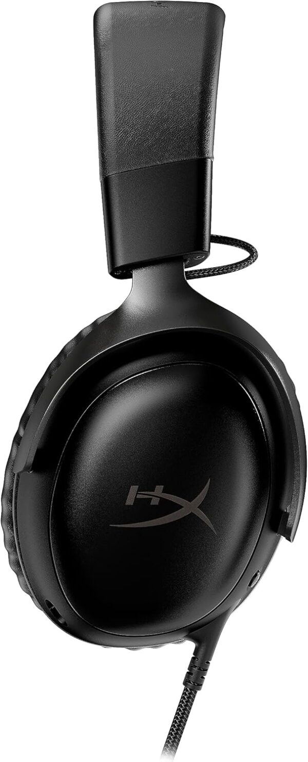 HyperX Cloud III – Wired Gaming Headset, PC, PS5, Xbox Series X|S, Angled 53mm Drivers, DTS, Memory Foam, Durable Frame, Ultra-Clear 10mm Mic, USB-C, USB-A, 3.5mm - Image 13