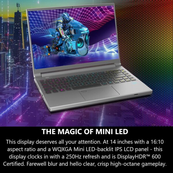 Acer Predator Triton Neo 16 Gaming Creator Laptop | 16" WQXGA+ 165Hz Calman Verified | AI-Powered | Intel Core Ultra 9 processor 185H | NVIDIA GeForce RTX 4070 | 32GB LPDDR5X | 1TB SSD | PTN16-51-932N - Image 5