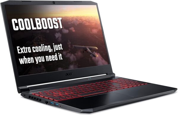 ACER Nitro 5 AN515-57 15.6 Inch Gaming Laptop - (Intel Core i5-11400H, 8GB, 512GB SSD, NVIDIA GeForce GTX 1650, Full HD 144Hz, Windows 11, Black) (Renewed) - Image 5