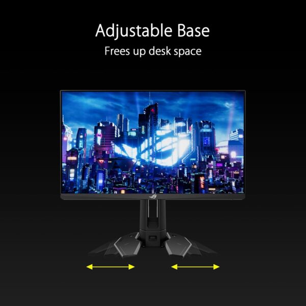 ASUS ROG Swift OLED PG27AQDM gaming monitor ― 27-inch (26.5-inch viewable) QHD (2560 x 1440) OLED panel, 240Hz, 0.03 ms response time, G-SYNC® compatible, 99% DCI-P3, true 10-bit color - Image 13