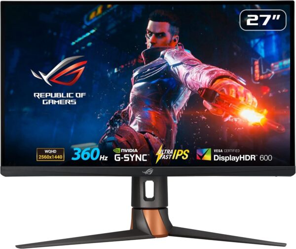 ASUS ROG Swift OLED PG27AQDM gaming monitor ― 27-inch (26.5-inch viewable) QHD (2560 x 1440) OLED panel, 240Hz, 0.03 ms response time, G-SYNC® compatible, 99% DCI-P3, true 10-bit color - Image 18