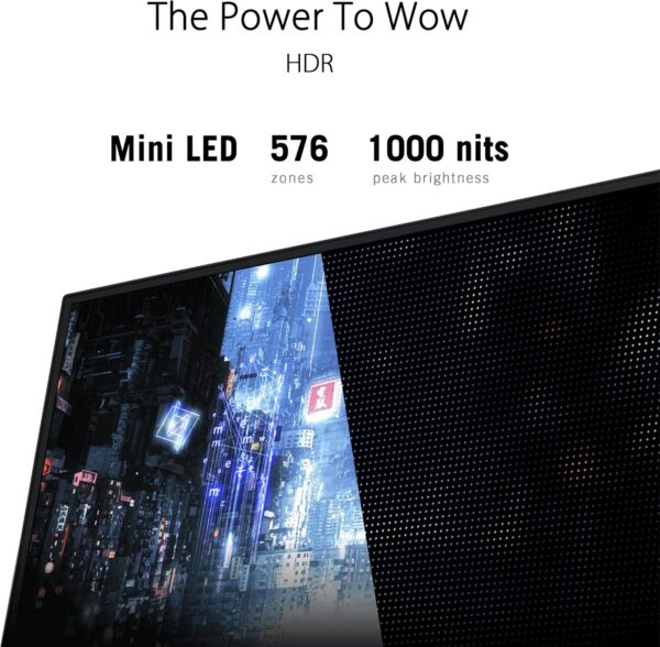 ASUS ROG Swift OLED PG27AQDM gaming monitor ― 27-inch (26.5-inch viewable) QHD (2560 x 1440) OLED panel, 240Hz, 0.03 ms response time, G-SYNC® compatible, 99% DCI-P3, true 10-bit color - Image 26